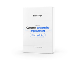 Customer data qualty checklist